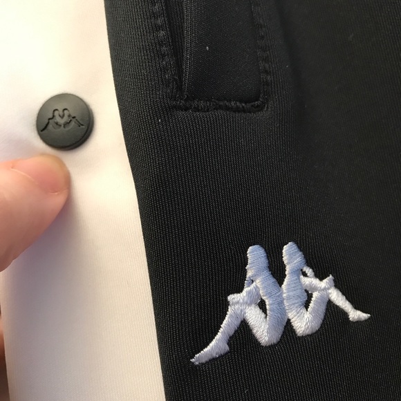 KAPPA Black Athleisure Track Flare Pants! NWT XS/S - Picture 8 of 8